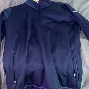 dark blue men’s nike zip-up